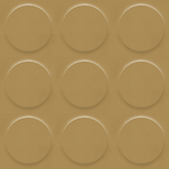 studded rubber tile beige